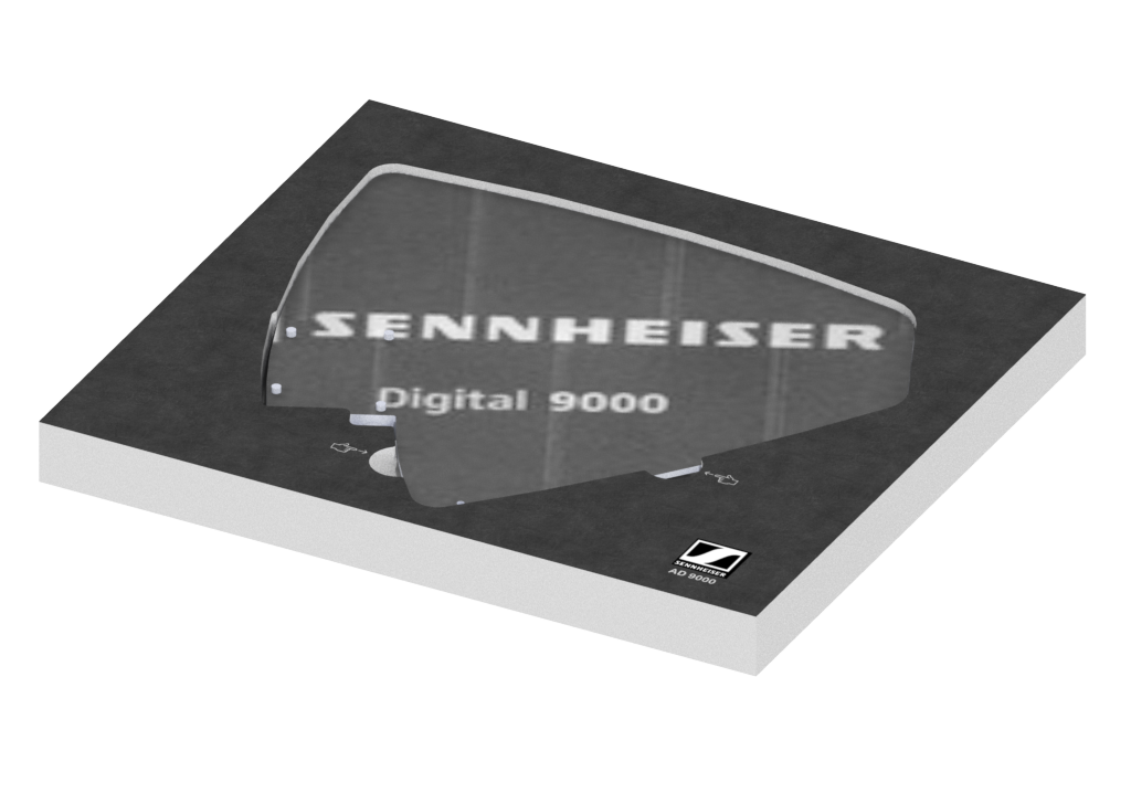 SANTOSOM Modular Foam 2U, Sennheiser 1x AD9000