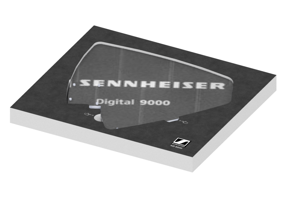 SANTOSOM Modular Foam 2U, Sennheiser 1x AD9000