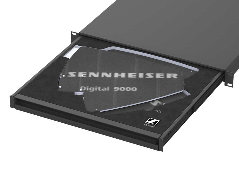SANTOSOM Modular Foam 2U, Sennheiser 2x AD9000