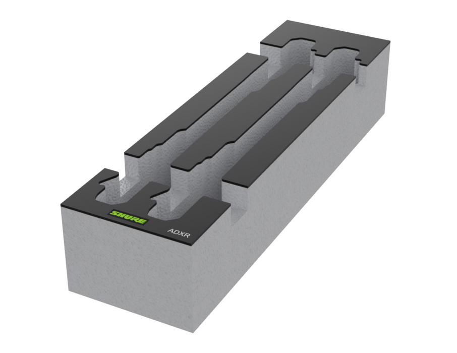 SANTOSOM Modular Foam 2U, 4x Shure ADXR