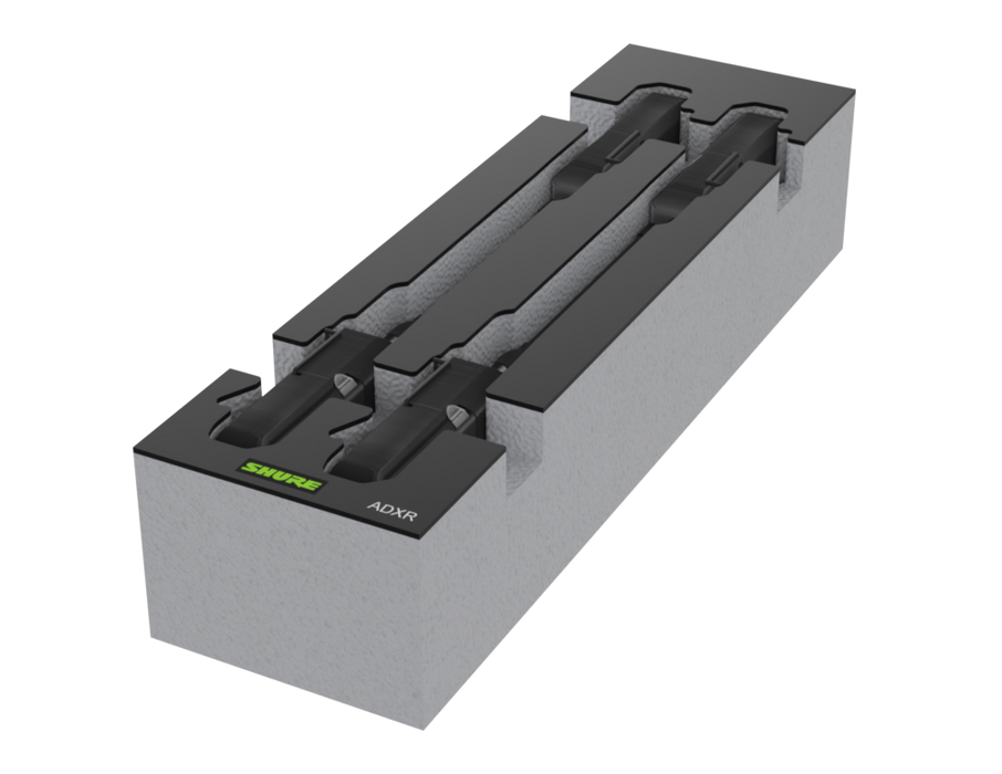 SANTOSOM Modular Foam 2U, 4x Shure ADXR