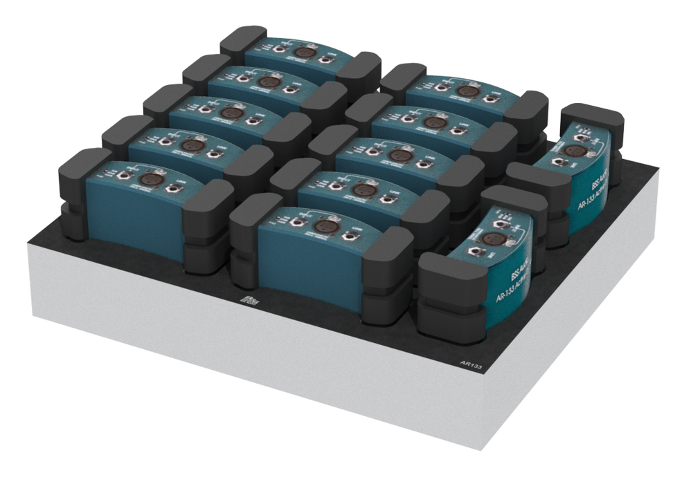 SANTOSOM Modular Foam 1U, 12x BSS AR-133