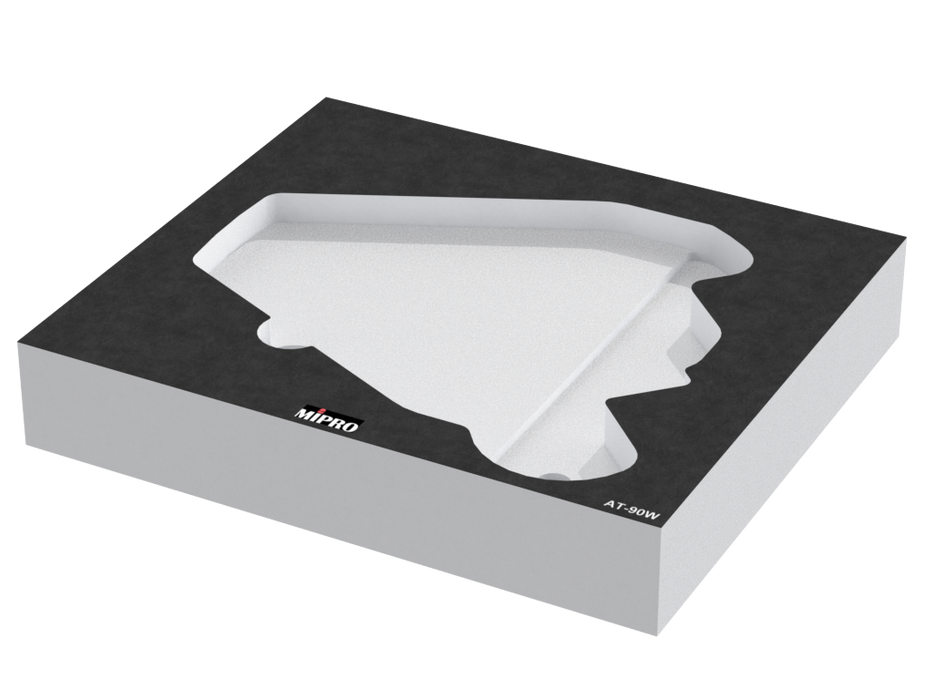 SANTOSOM Modular Foam 2U, 1x Antenna Mipro AT-90W