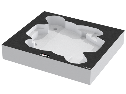 SANTOSOM   Espuma Modular 2U, 2x Antenna Mipro AT-90W