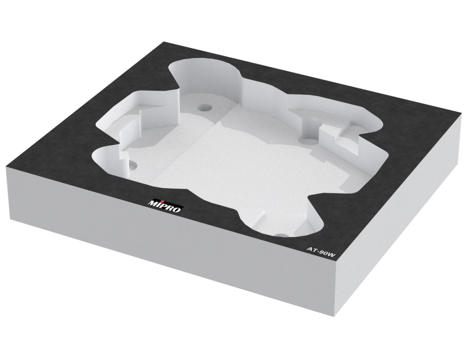 SANTOSOM Modular Foam 2U, 2x Antenna Mipro AT-90W