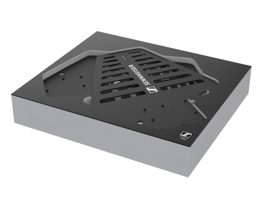 SANTOSOM Modular Foam 2U, 2x Antenna Senheiser DAD