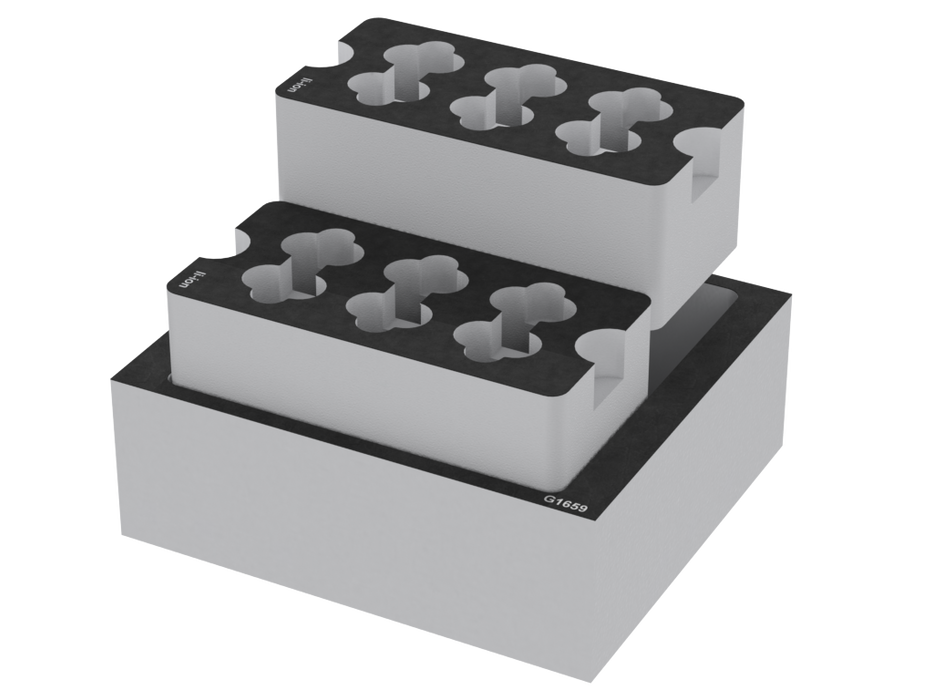 SANTOSOM Modular Foam 2U, Accessories (165x162x60)