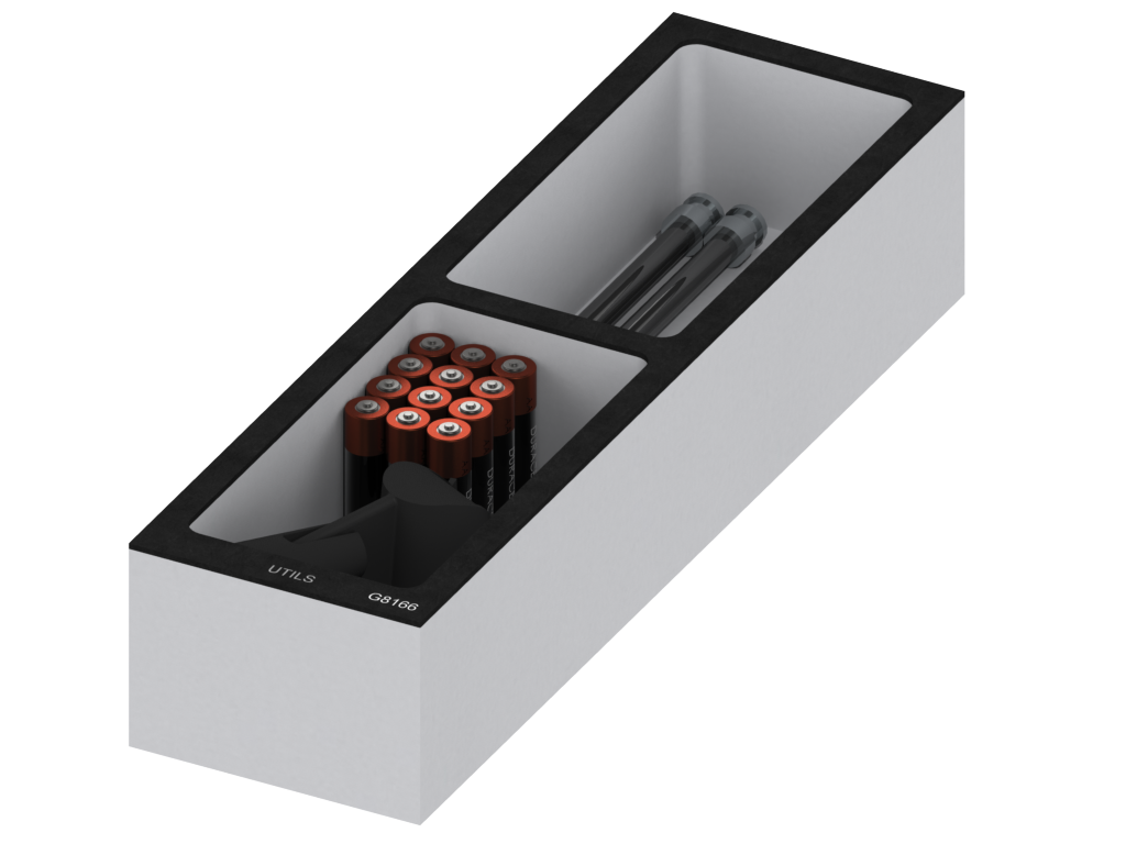 SANTOSOM Modular Foam 2U, 2x Acess.