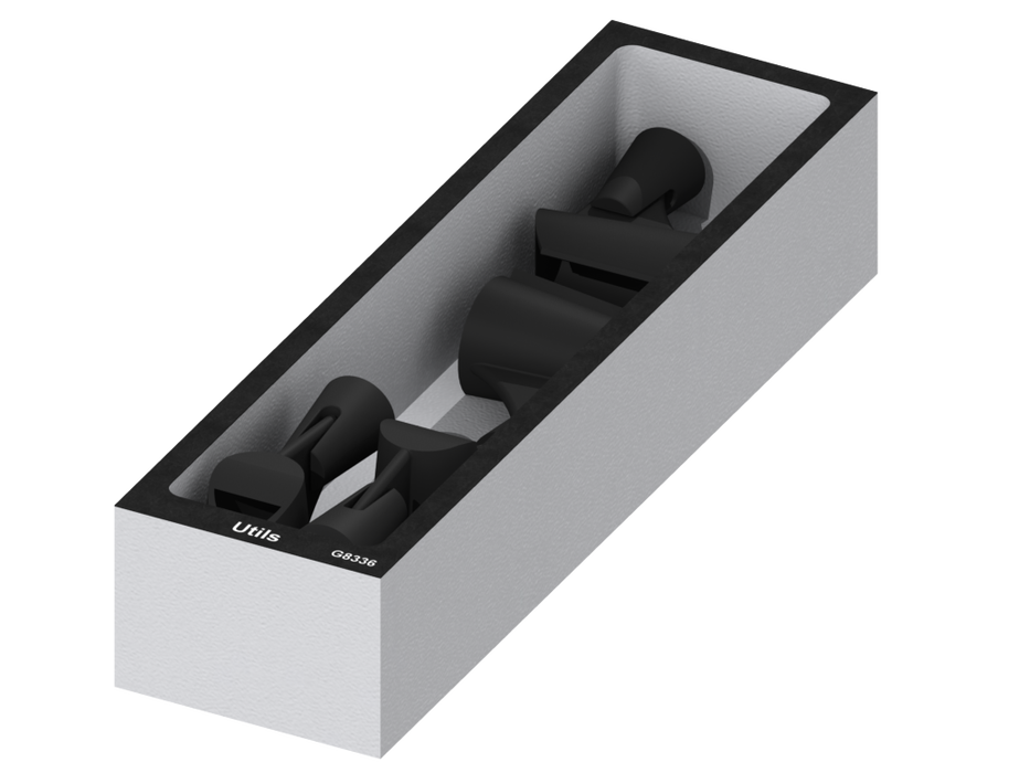 SANTOSOM Modular Foam 2U, Accessories (80x330x60)