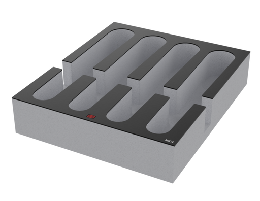 SANTOSOM Modular Foam 2U, 4x Generic Microphone