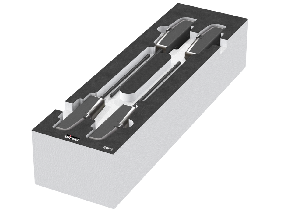 SANTOSOM Modular Foam 2U, MIPRO 4x MP1