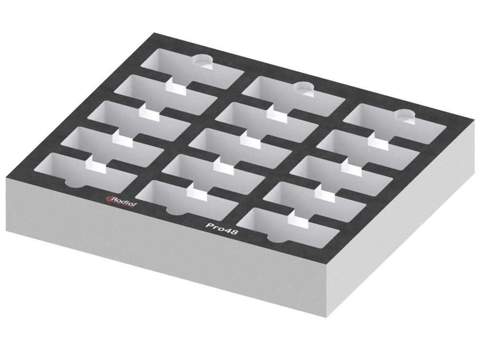 SANTOSOM Modular Foam 2U, Radial 15x Pro48