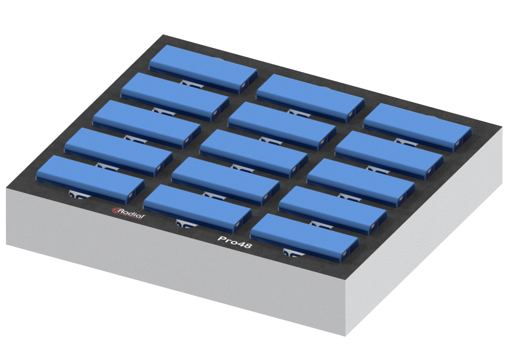 SANTOSOM Modular Foam 2U, Radial 15x Pro48