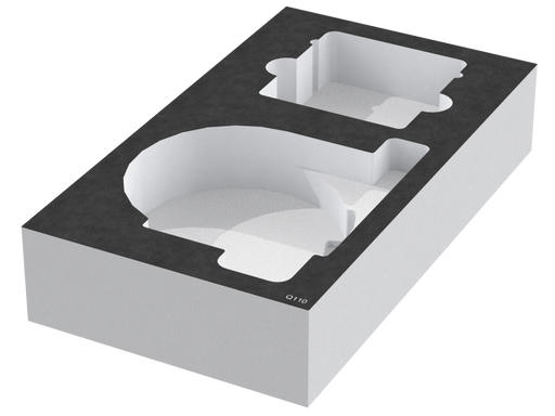 ESPUMA SANTOSOM Cajón Modular Espuma 2U, Set Intercom PunQtum (Q110+Q910)