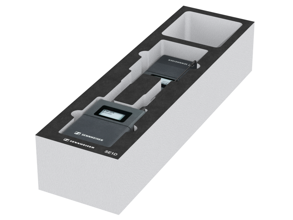 SANTOSOM Modular Foam 2U, Sennheiser 2x SE1D