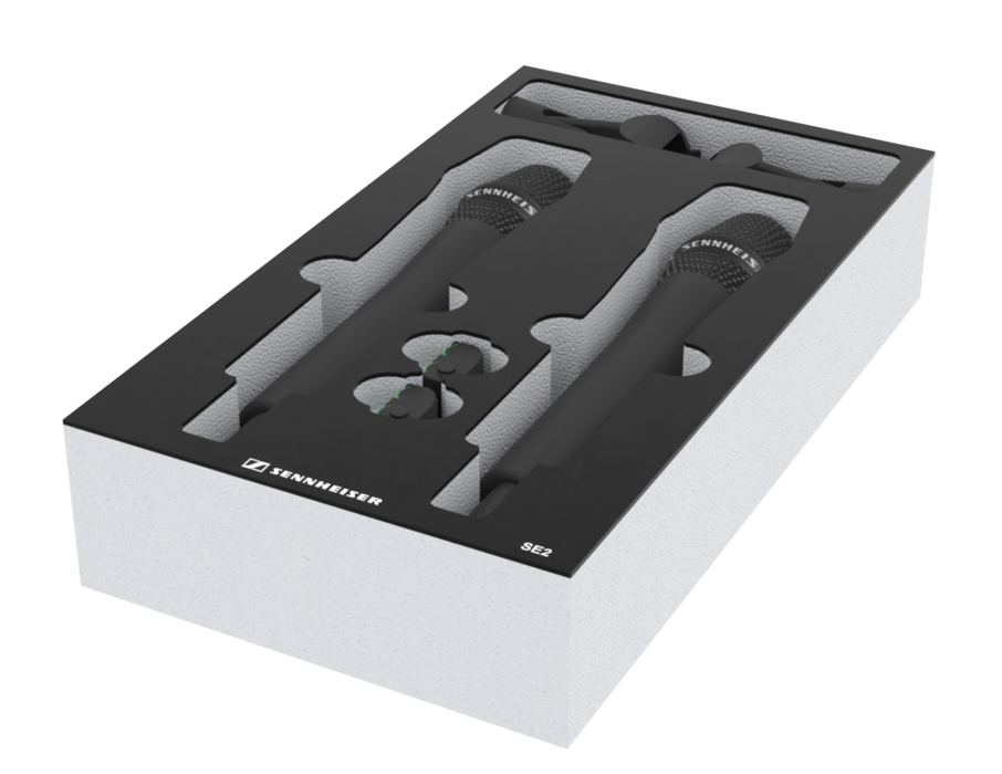 SANTOSOM Modular Foam 2U, Sennheiser 2x SE2 + Acess.