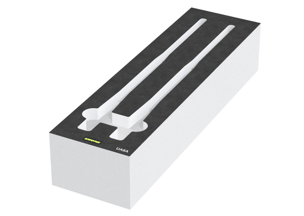 SANTOSOM Modular Foam 2U, Shure 2x UA820