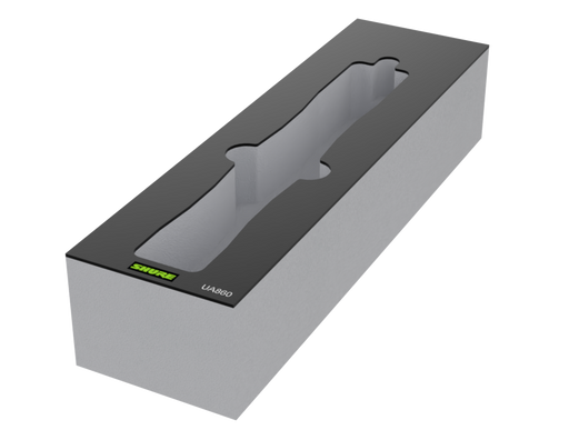 SANTOSOM Modular Foam 2U, 1x Shure UA860