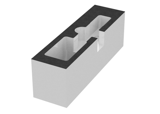 SANTOSOM Modular Foam 2U, 1x ADX51
