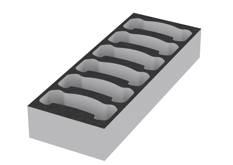 SANTOSOM Modular Foam 3U, 6x BSS AR133