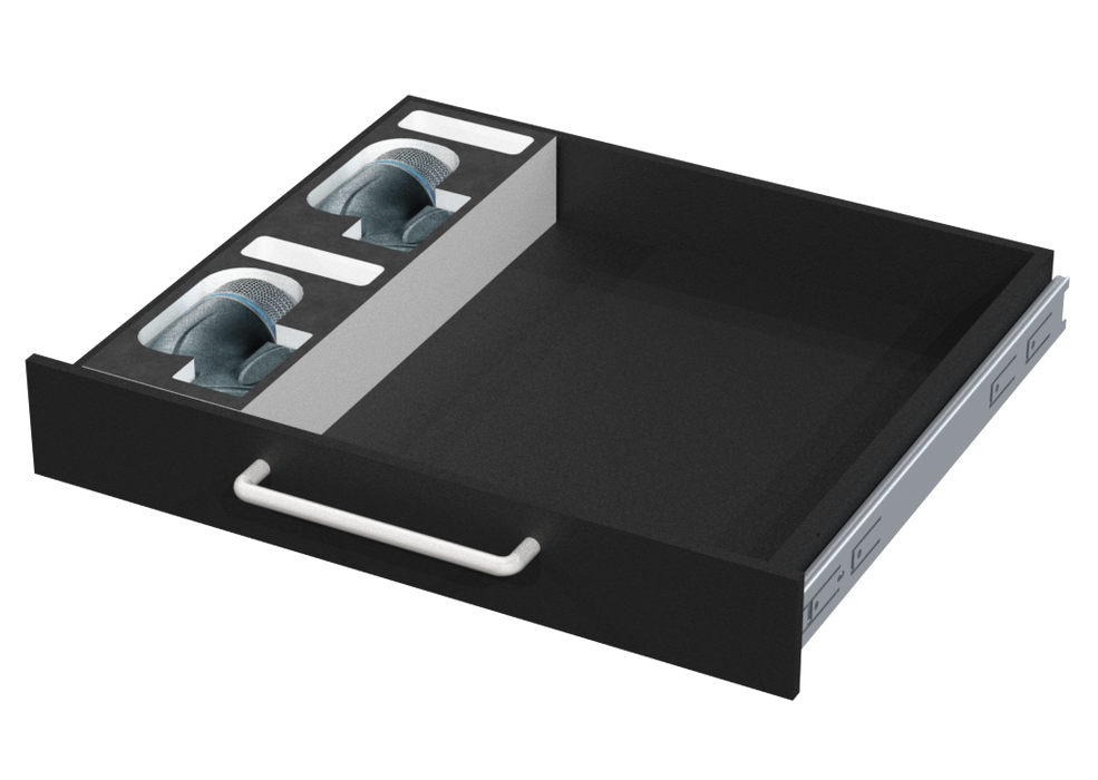 SANTOSOM Modular Foam 2U, 1x Shure Beta 52A