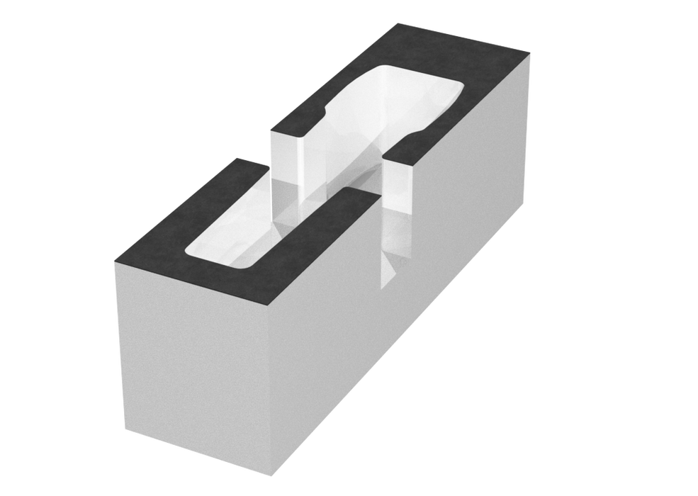 SANTOSOM Modular Foam 2U, 1x Shure BETA 57A