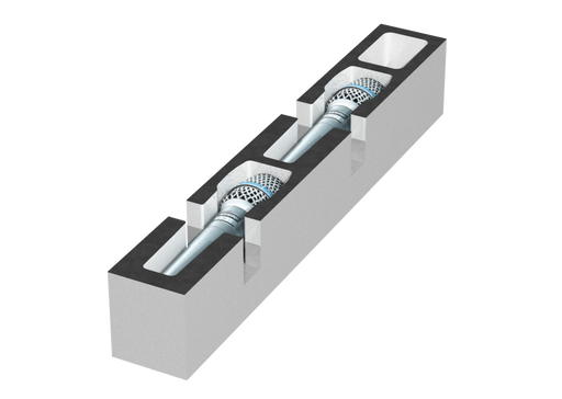 SANTOSOM   Espuma Modular 2U, 2x B57A