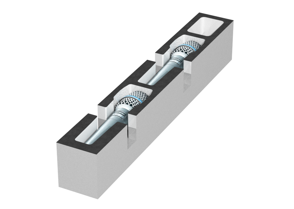 SANTOSOM Modular Foam 2U, 2x B57A