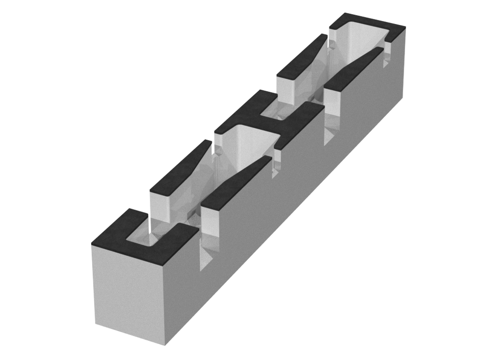 SANTOSOM Modular Foam 2U, 2x B87A
