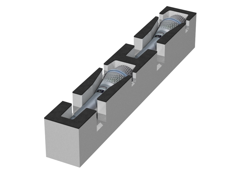 SANTOSOM Modular Foam 2U, 2x B87A