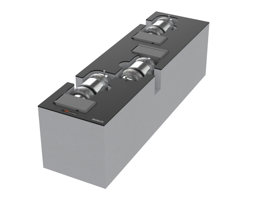 SANTOSOM Modular Foam 3U, 3x Broadweigh® BW-S475