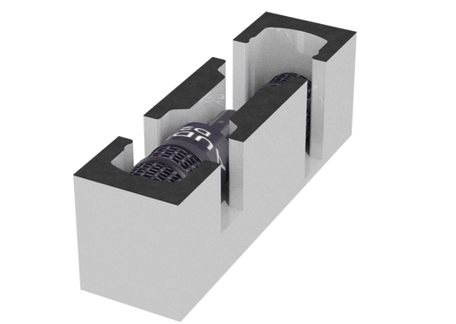 SANTOSOM Drawer Modular Foam 2U, 2x Audix D2/D4