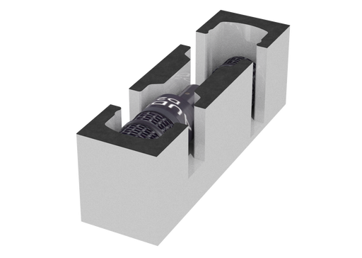 SANTOSOM Drawer Modular Foam 2U, 2x Audix D2/D4
