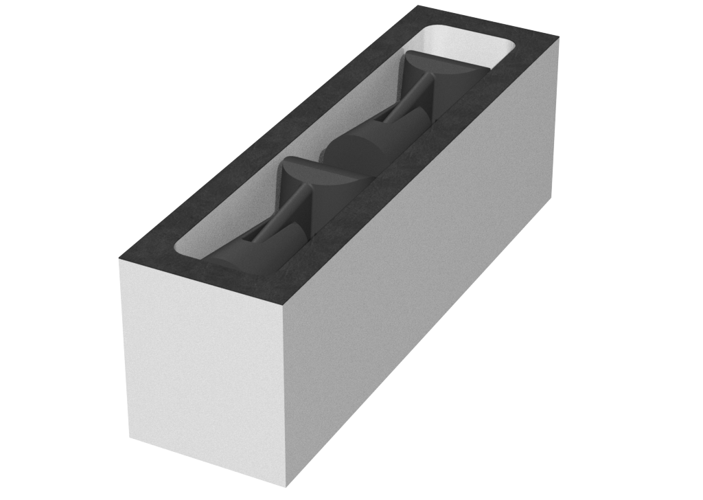 SANTOSOM Modular Foam 2U, Acessórios (30x185x60)