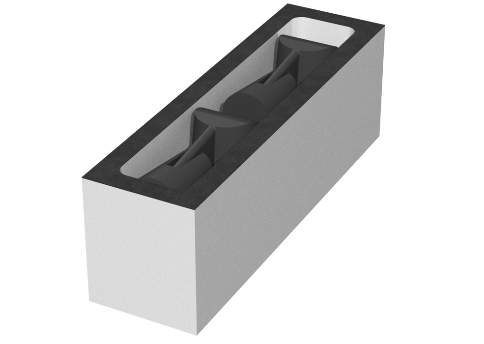 SANTOSOM Modular Foam 2U, Acessórios (30x185x60)