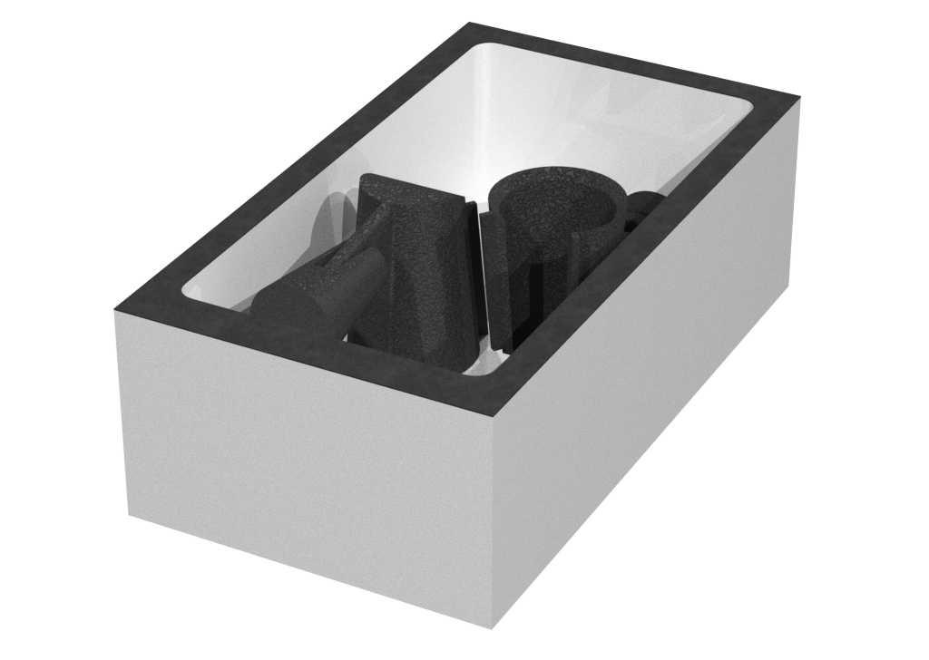 SANTOSOM Modular Foam 2U, Acessórios (90x185x60)