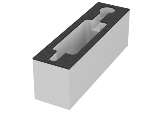 SANTOSOM Modular Foam 2U, 1x Audix MICROD