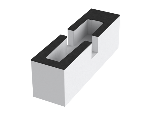 SANTOSOM   Espuma Modular 2U, 1x Shure SM57