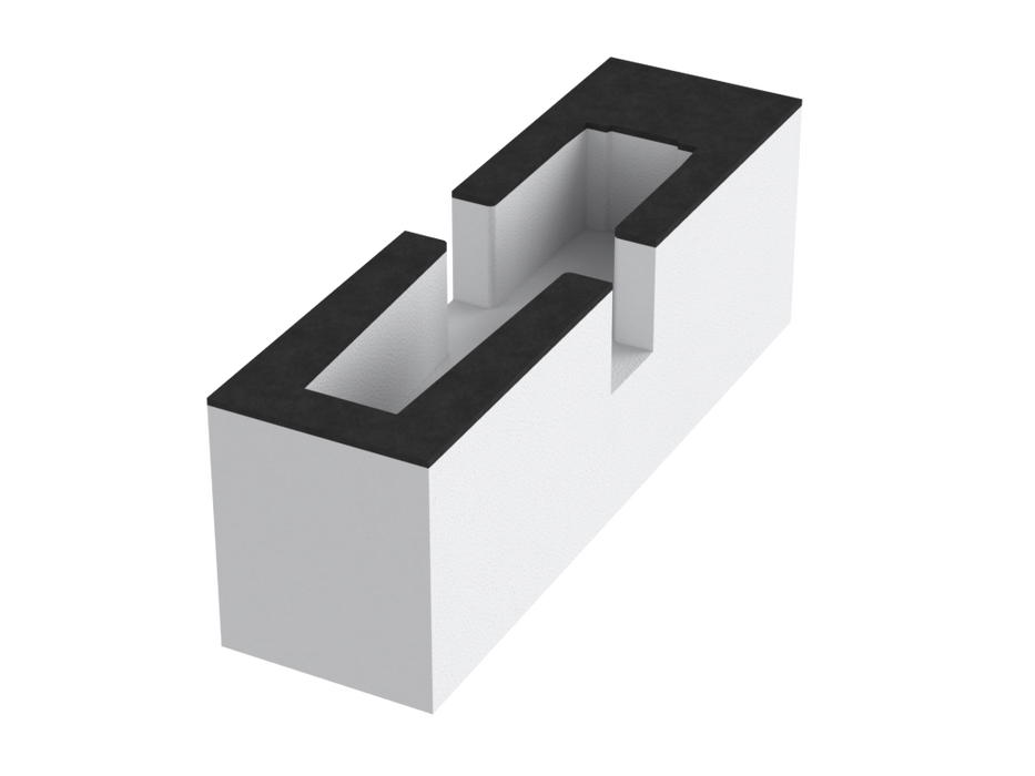 SANTOSOM Modular Foam 2U, 1x Shure SM57