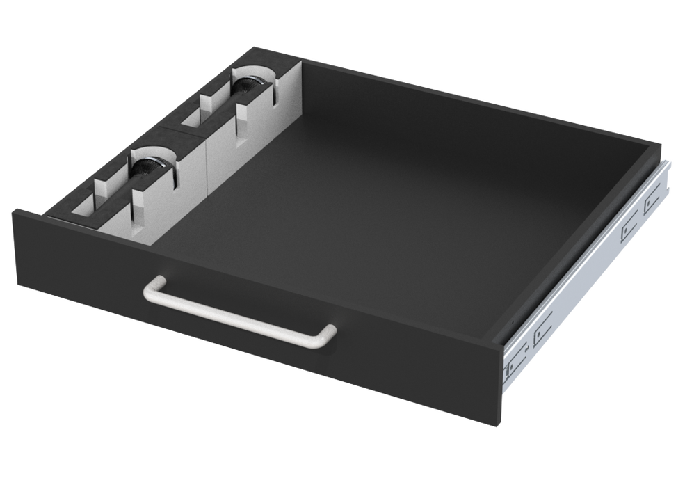 SANTOSOM Modular Foam 2U, 1x Shure SM58