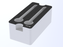 Santosom Foam Insert, 2x 1/4" Wave antenna