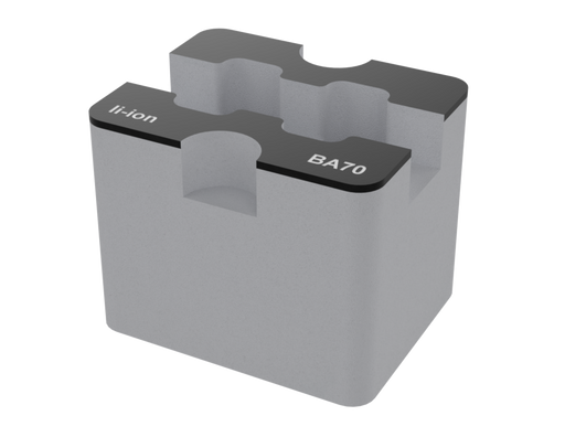 Santosom Foam Insert, Sennheiser 2x BA70 (li-ion) (8x6x6cm)