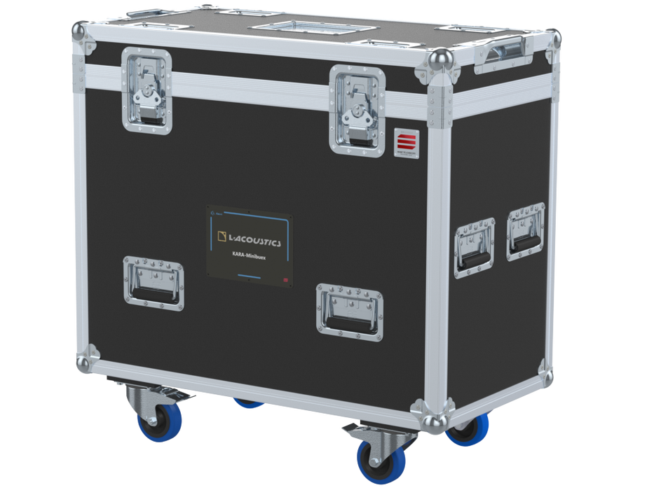 Santosom Rigging Flight Case PRO, 2x L-Acoustics Kara Minibu + Minibuex