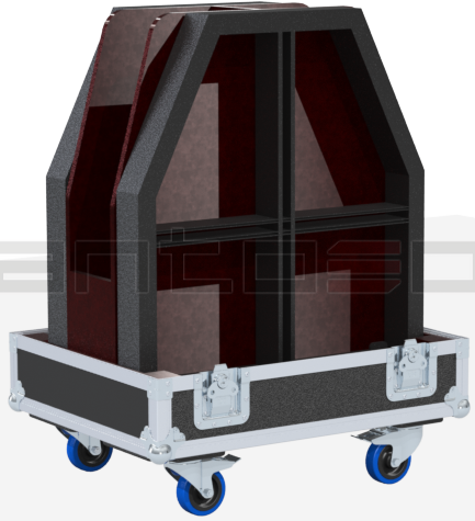 Santosom Rigging Flight case PRO, 2x D&B V-series Flying frame