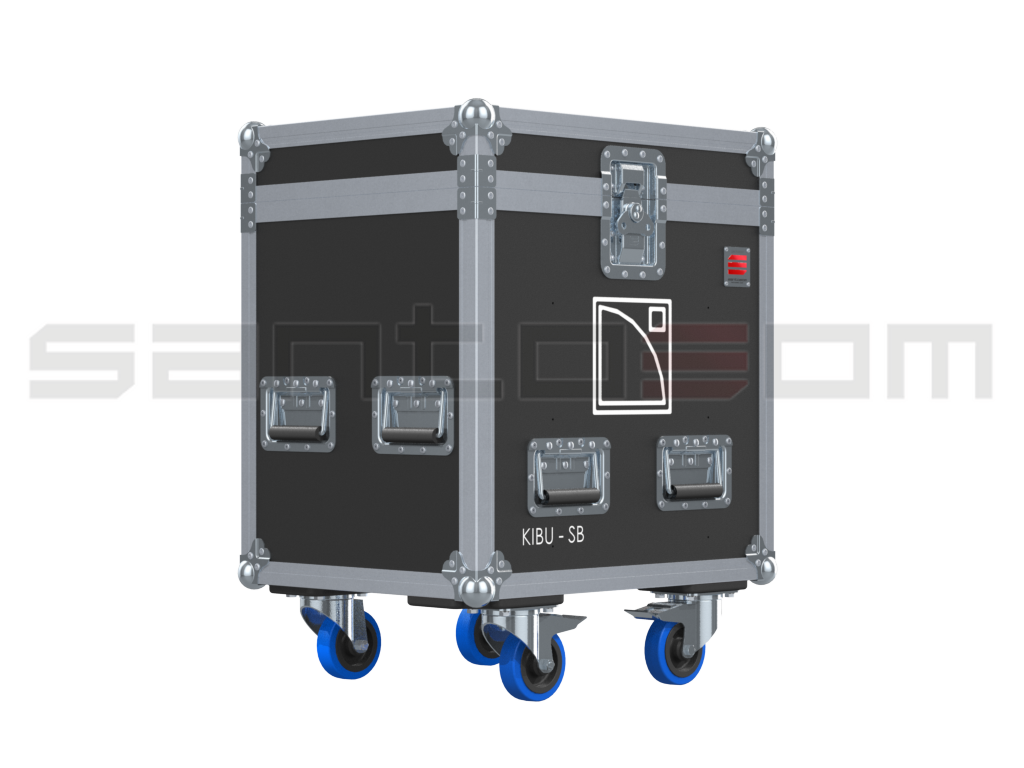 Santosom Rigging Flight case PRO, 2x L-Acoustics Kibu SB