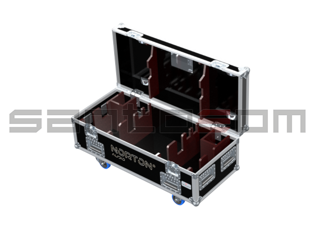 Santosom Rigging Flight case, 1x Bumper Norton RIG LS-6