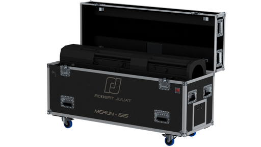 Santosom Flight case PRO, Robert Juliat Merlin 1515