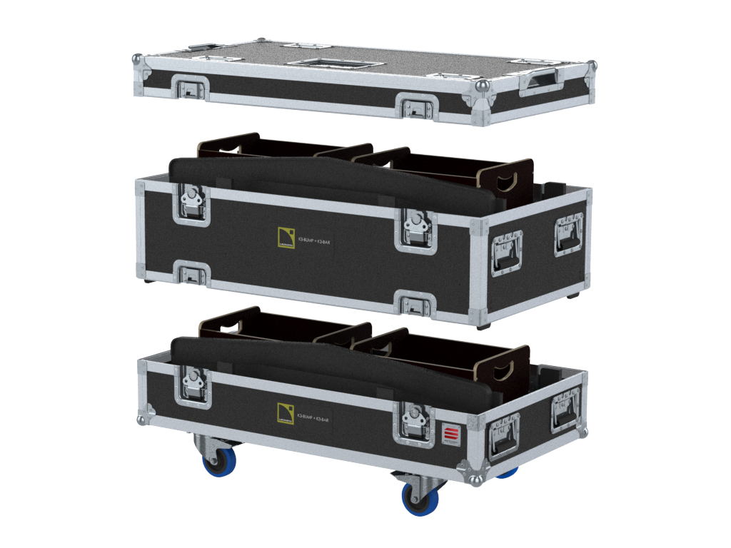 Santosom Rigging Flight case PRO, 2x L-Acoustics K3-BUMP+BAR