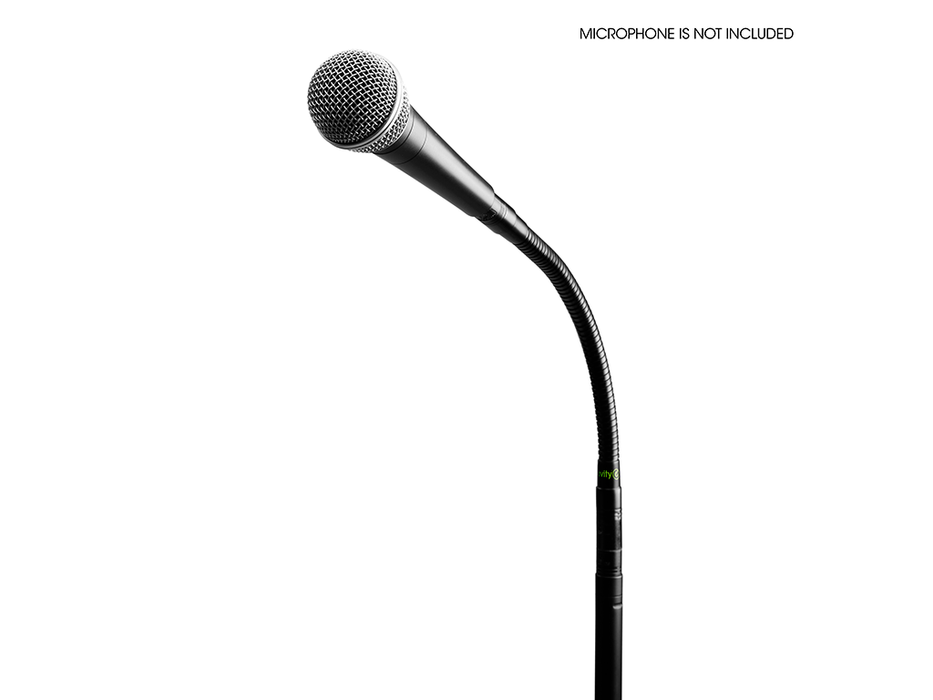 Gravity Microphone Stand with XLR Connector and Gooseneck