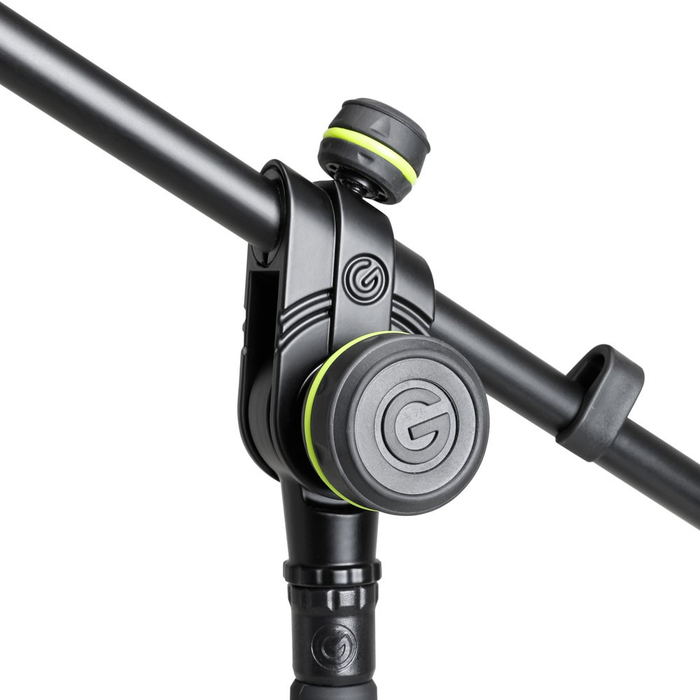 Gravity Short Heavy Duty Microphone Stand with Folding Tripod Base